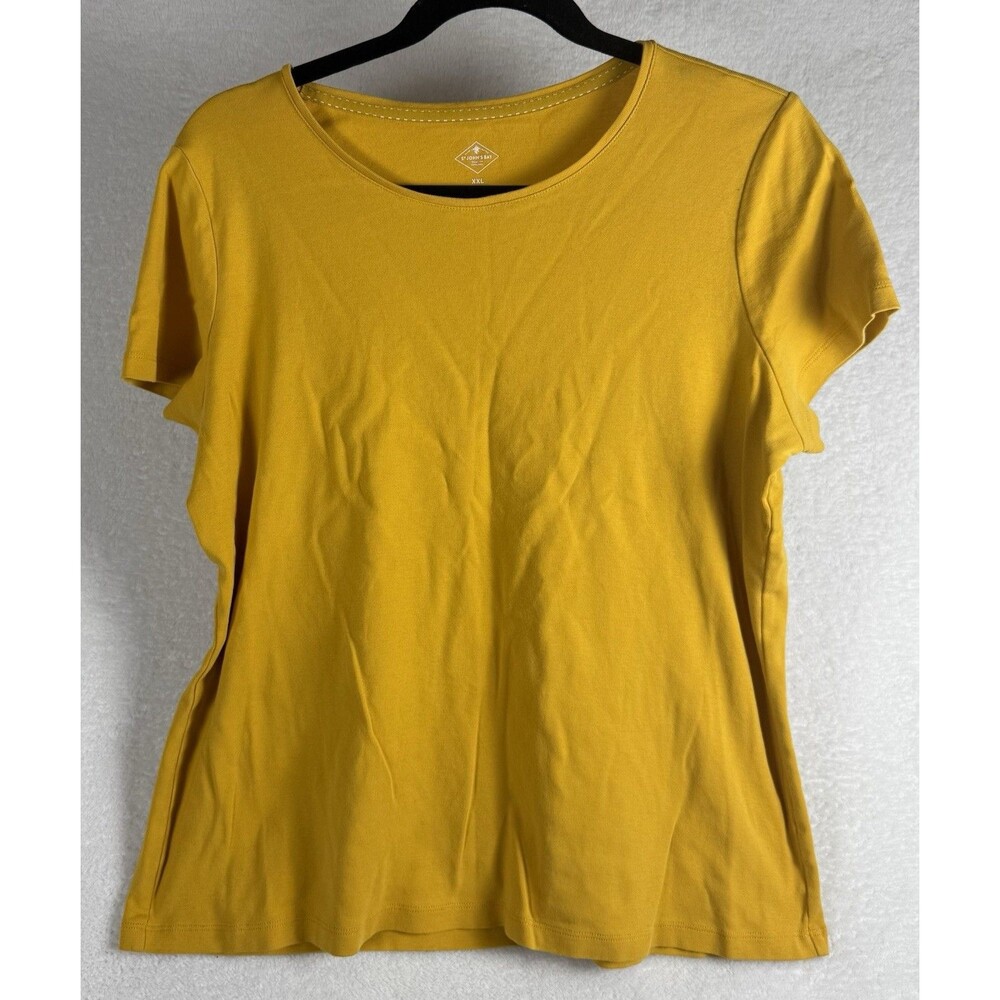 St. John's Bay Crew Neck Short Sleeve T-Shirt-Size XXL (20)